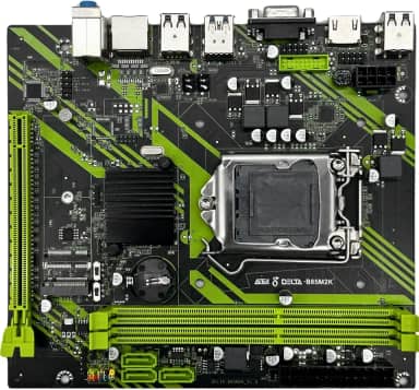 Placa Mãe Intel B85 Micro-ATX LGA 1150 DIMM 16GB RAM DDR3 4 Portas SATA III USB 3.0