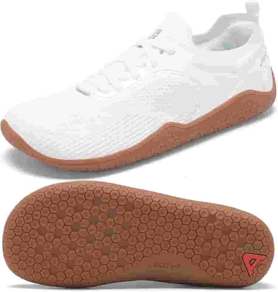 Tênis masculino de corrida em trilha minimalista sem queda de bico largo para homens Deadlift Cross Gym Walking Training Shoes