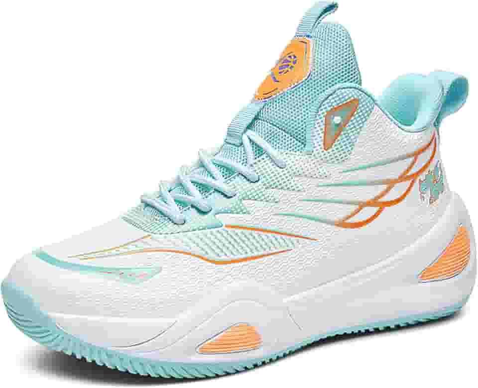 Tênis de basquete neutro unissex cano alto antiderrapante luz noturna tênis de corrida resistente ao desgaste calçados esportivos