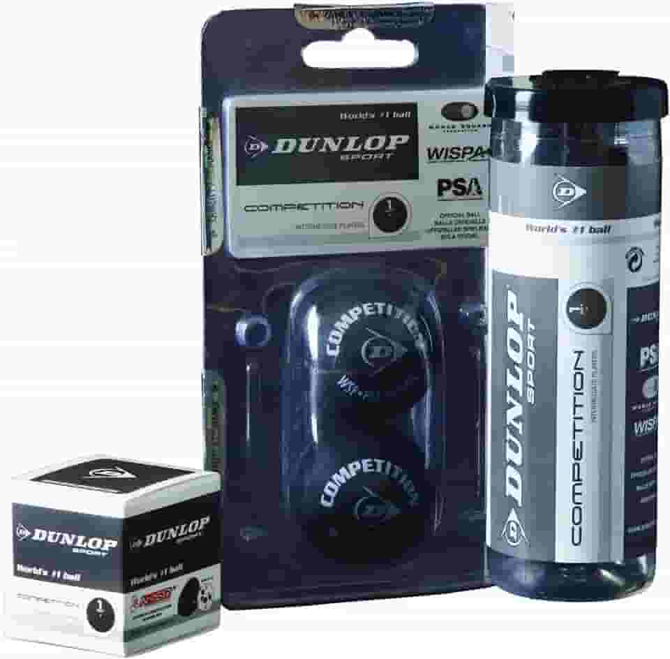 Dunlop Sports Bola de squash de competição - tubo de 3 bolas