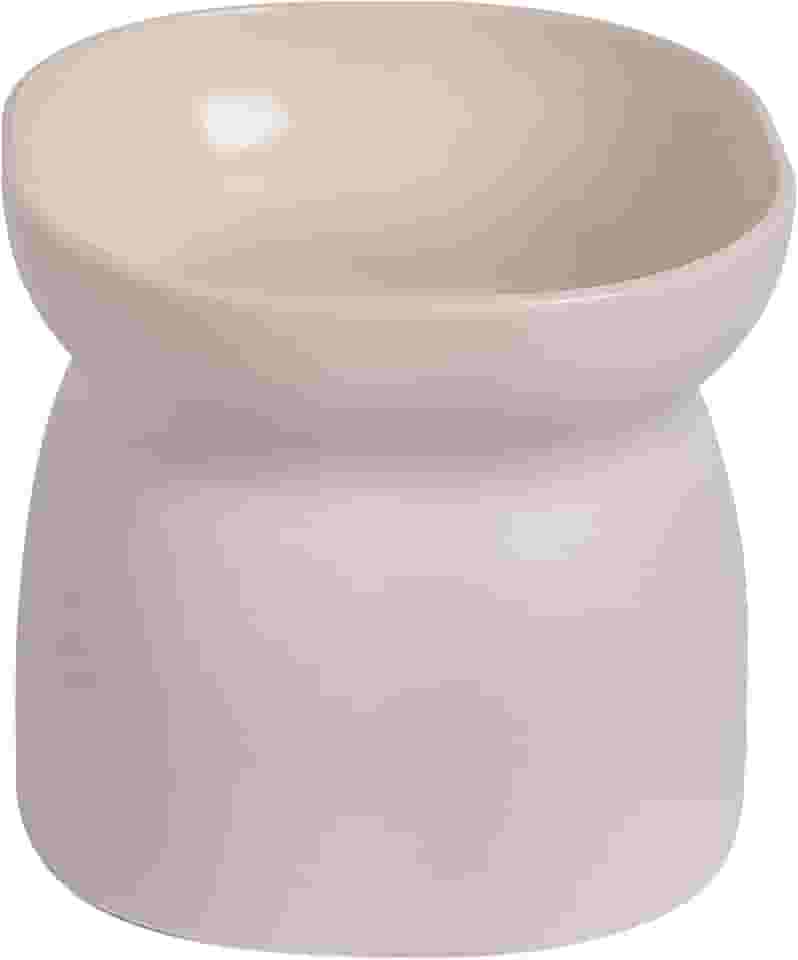 PET GAMES – Comedouro ou Bebedouro Funcional, Elevado, com Design Elegante e Qualidade Premium para Gatos – ErgonoCat Bege