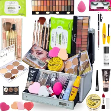 Maleta Kit Maquiagem Completa Profissional Básica Presente