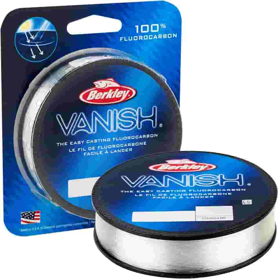 Berkley Linha de pesca Vanish Fluorocarbono e material líder (todos os modelos e tamanhos)
