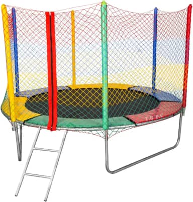 Cama Elástica Pula Pula 2,44 - Suporta 175 Kg Alta resistência - Rede com Zíper