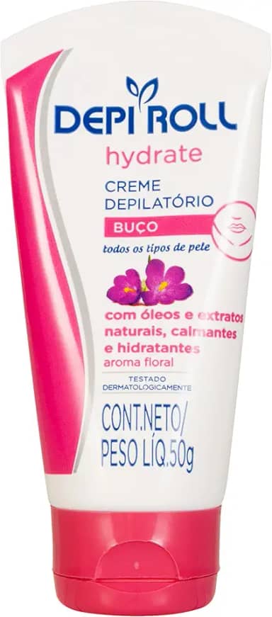 Depiroll Creme Depil Buço 50Gr Floral