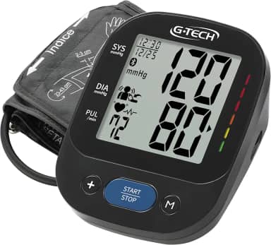 G-Tech Aparelho de Pressão Digital Automático de Braço BPLA850BT, Preta
