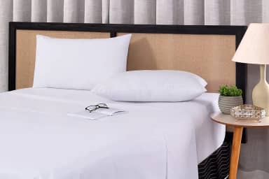 Jogo de Lençol Queen 03 Peças em Percal 200 Fios 100% Algodão Com Elástico - Queen 3 Peças (40cm)