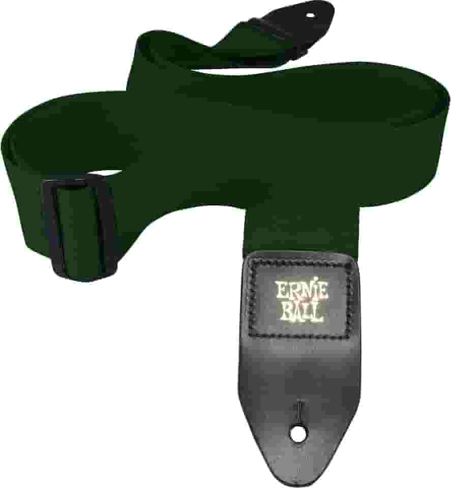 Alça para guitarra Ernie Ball PolyPro P04050, Forest Green