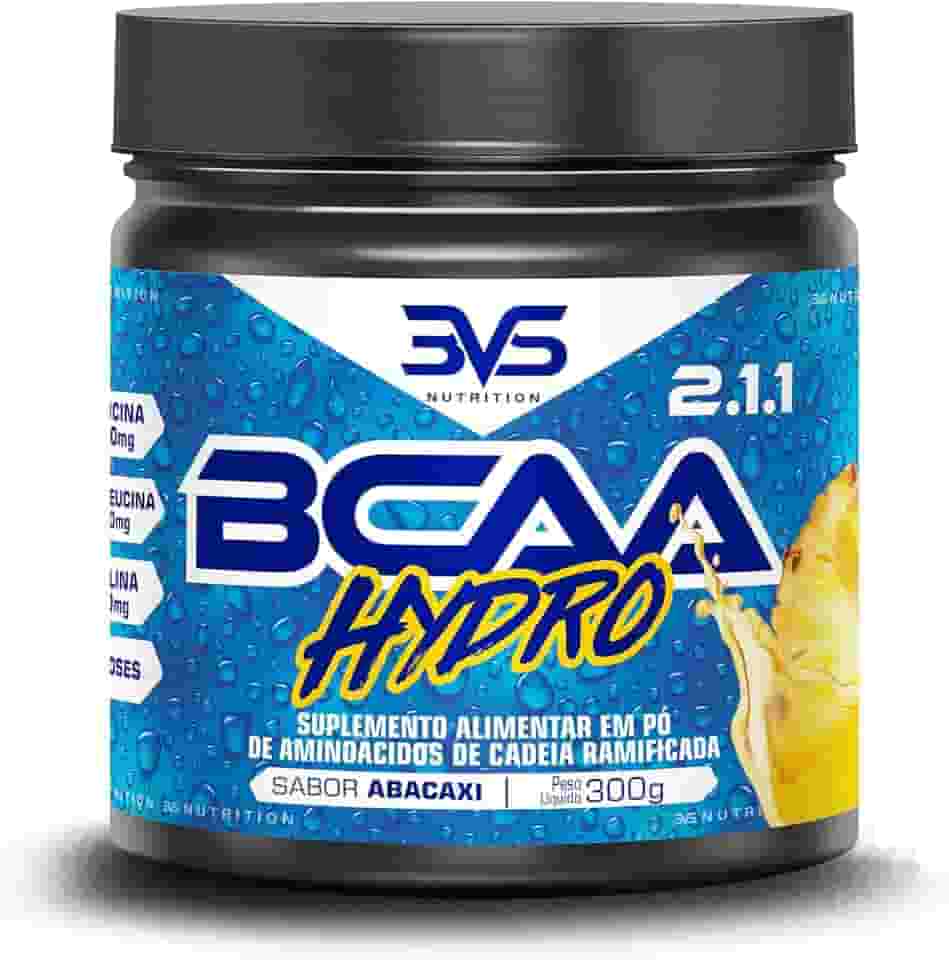 BCAA Hydro 300g | Sabor Abacaxi | 3VS Nutrition