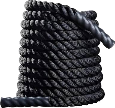 Corda Naval Funcional 10m x 7Kg – Treino de Força, Ponteiras Emborrachadas, Alta Resistência