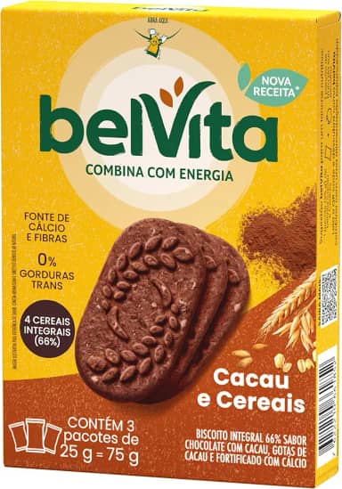 Belvita Seasonal Biscoito Belvita Cacau E Cereais Multipack 75G