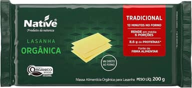 Massa para Lasanha Orgânica Native 200g