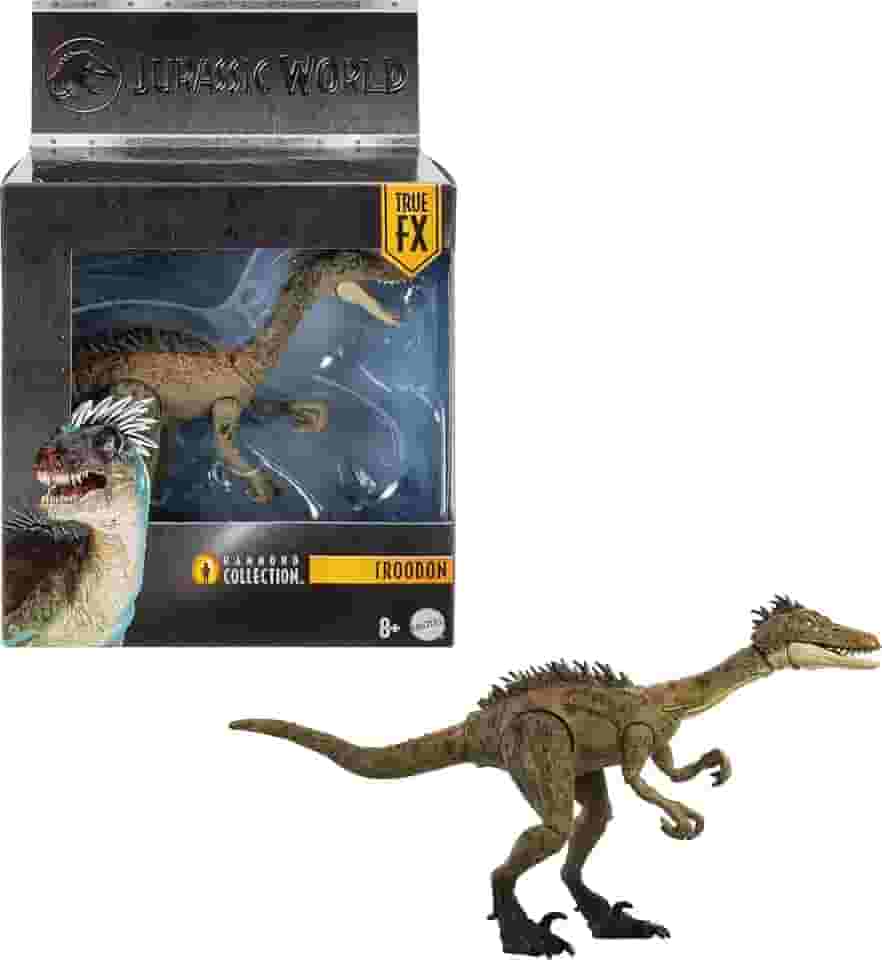 Jurassic World Dinossauro de Brinquedo Troodon para crianças a partir de 8 anos