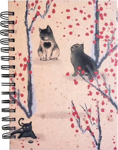 Sketchbook para Desenho Neko A5 21x15 cm, Capa Dura Espiral, 50 folhas/ 100 páginas 240g - bloco para marcadores e mixed media, resistente a sangramento, caderno para pintura artística, caderno sem pauta, Desenho Artístico Profissional Esboço