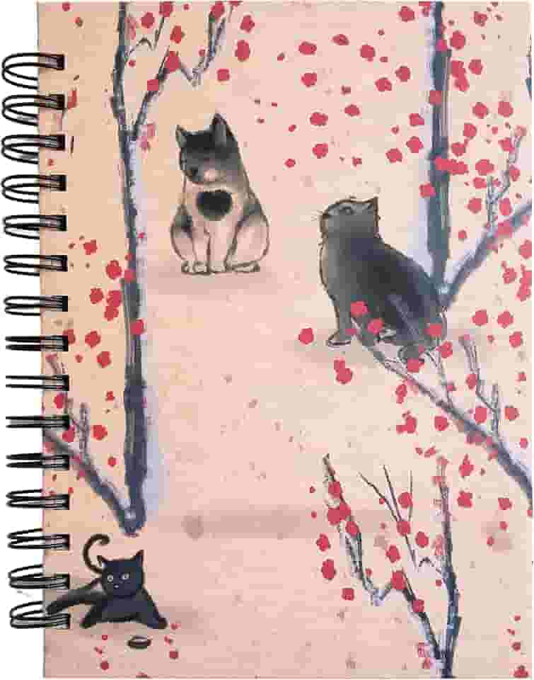 Sketchbook para Desenho Neko A5 21x15 cm, Capa Dura Espiral, 50 folhas/ 100 páginas 240g - bloco para marcadores e mixed media, resistente a sangramento, caderno para pintura artística, caderno sem pauta, Desenho Artístico Profissional Esboço