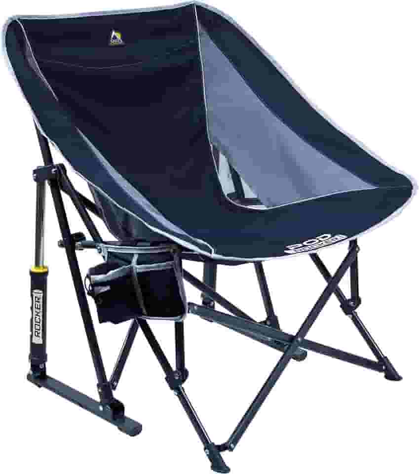 GCI Outdoor Cadeira de balanço dobrável Pod Rocker e cadeira de acampamento ao ar livre