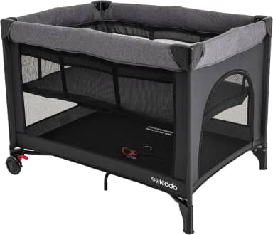 Kiddo Berço cercado fast Melange Grafite