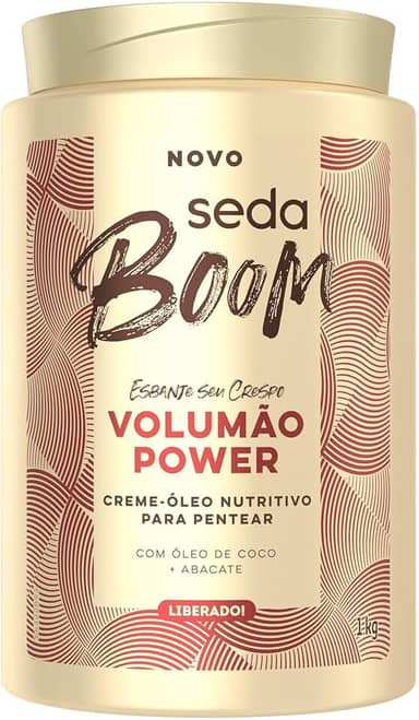 Creme para Pentear Seda Boom Volumão Power 1 kg