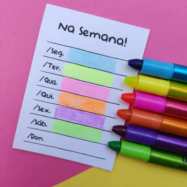 Marca Texto Gel Twist - 6 cores Tris - Não mancha a Folha - Para Livros, Bíblias e Folhas Diversas