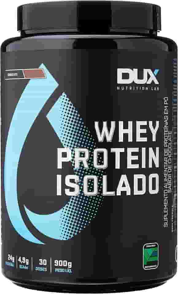 Whey Protein Isolado Chocolate Pote 900g – Contribui para os Resultados e Auxilia a Recuperação Muscular – Dux Human Health