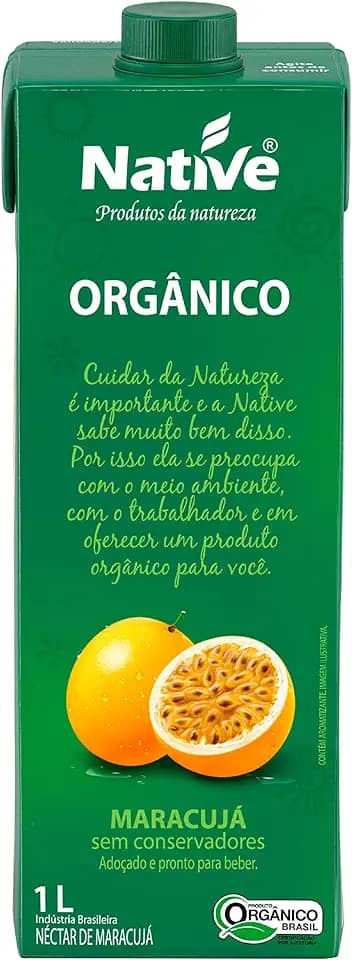 Néctar de Maracujá Orgânico, Native, 1L