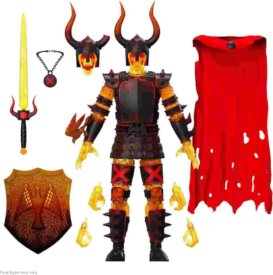 Super7 ULTIMATES! The Worst Black Falcon (Hellfire) - 7" The Worst Action Figure with Accessories Collectibles and Retro Toys