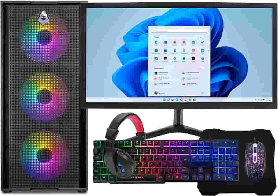 PC Gamer Completo Intel Core I7 3.4GHz 16GB DDR3 SSD 480GB Monitor 19' Kit Gamer - Escolha a placa de vídeo (GT 730 4 GB)