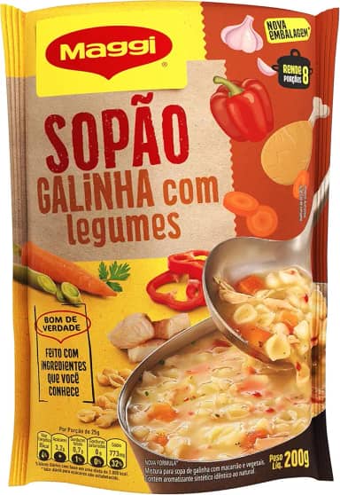 Maggi Sopão Galinha Com Legumes Sachê 200 G
