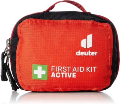 Deuter, Estojo de Primeiros Socorros First Aid Kit Active, Ideal Para Aventuras, Não Acompanha Medicamentos, Vermelho.