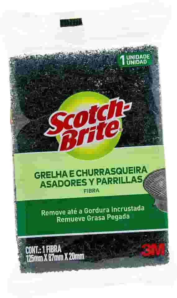 Scotch-Brite, 3M, Esponja para Grelhas e Churrasqueiras, 1 unidade