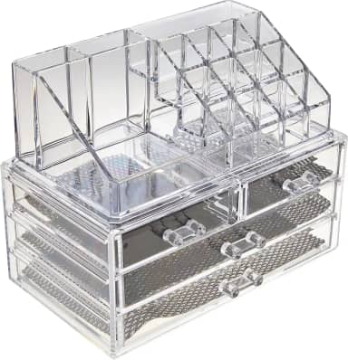 LM Organizador de Maquiagem com 4 Gavetas e 20 Divisórias