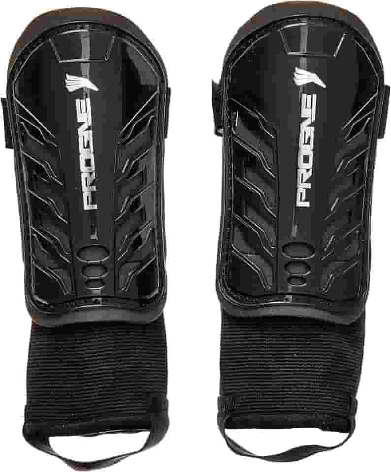 Caneleira Futebol Futsal Society Baby Com Tornozeleira - Preta - Par