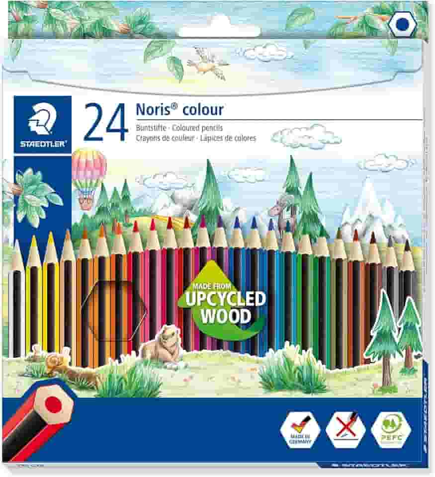 Lápis de Cor, Staedtler, Noris, 185 C24 03, 24 Cores