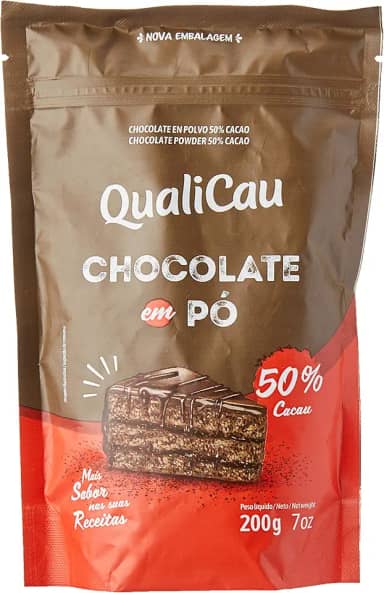 Qualicau Chocolate Em Pó 50% 200G