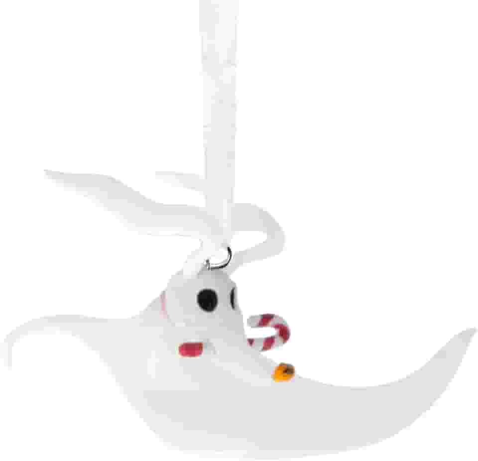 Hallmark Enfeite de Natal de O Estranho Mundo do Pesadelo Antes do Natal Zero com Bengala Doce da Disney Tim Burton, presentes para fãs da Disney