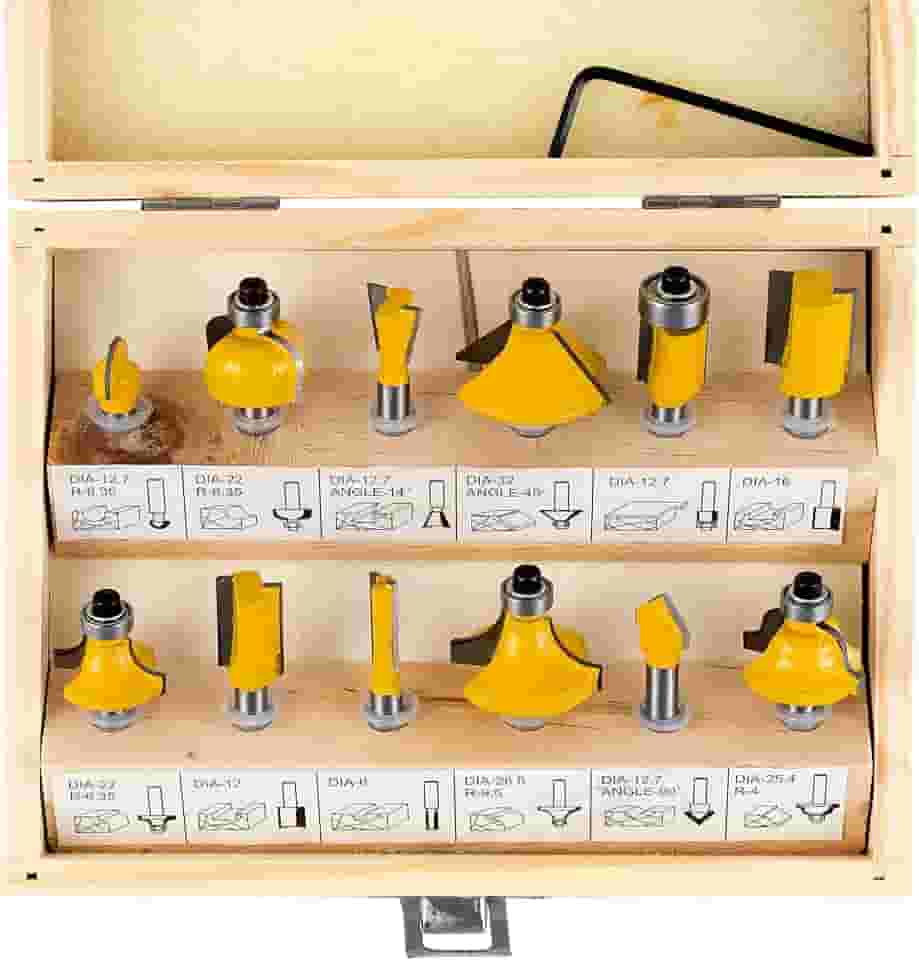 EDA Fresas Para Tupia Com 12 Peças Eda